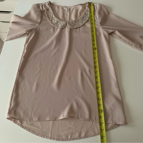 Maurice’s studio y beaded neckline blouse size small - Picture 7 of 9